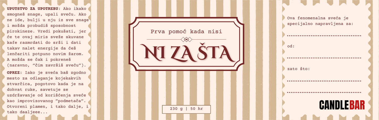 Prva pomoć kada nisi NI ZA ŠTA