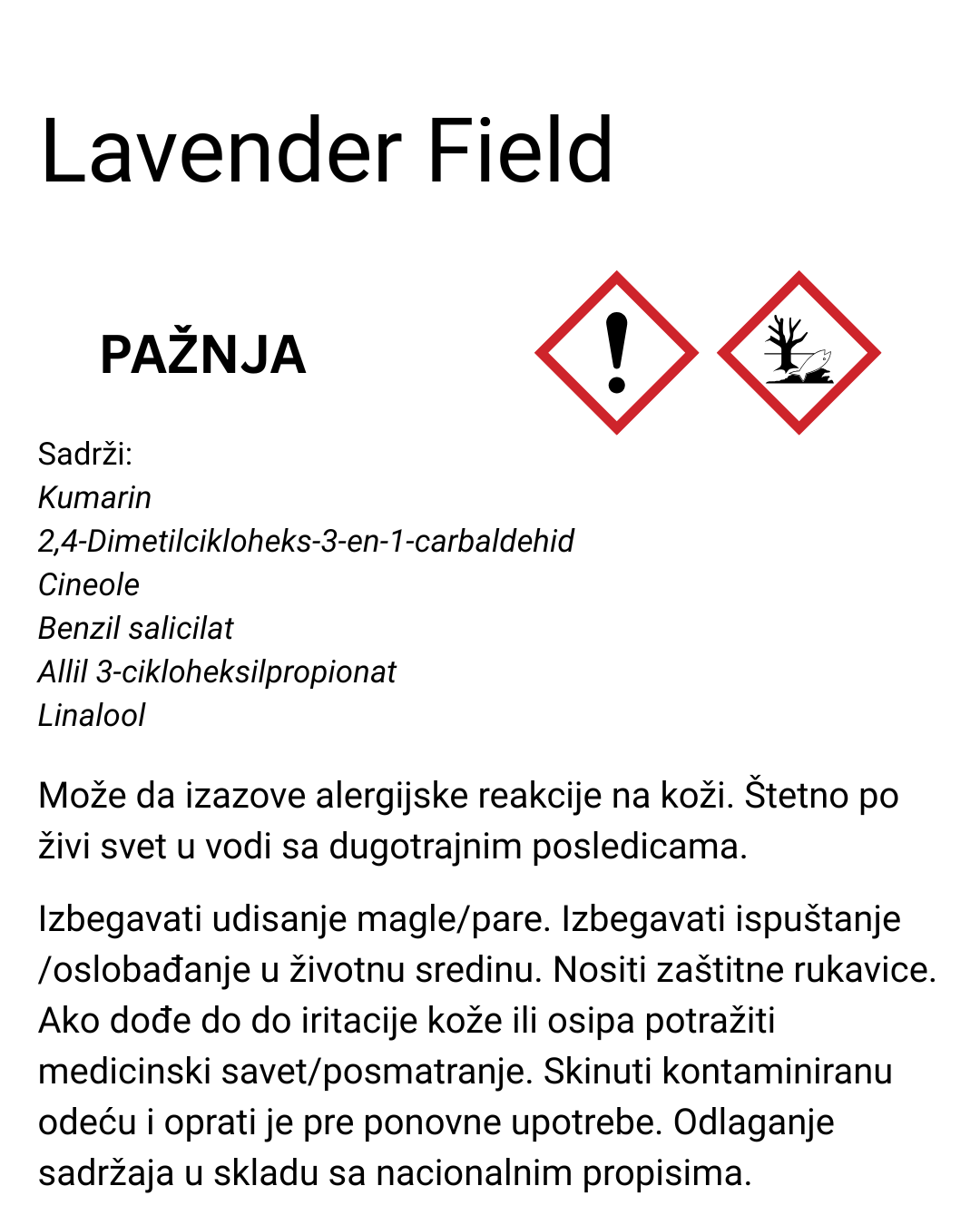Miris za sveće Lavender Field