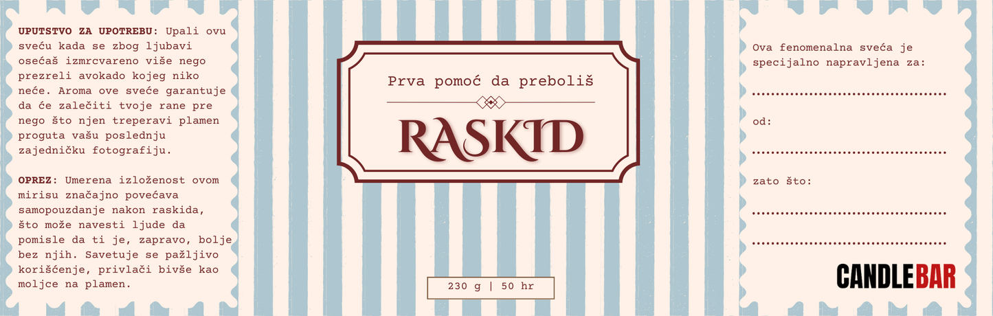 Prva pomoć da preboliš RASKID