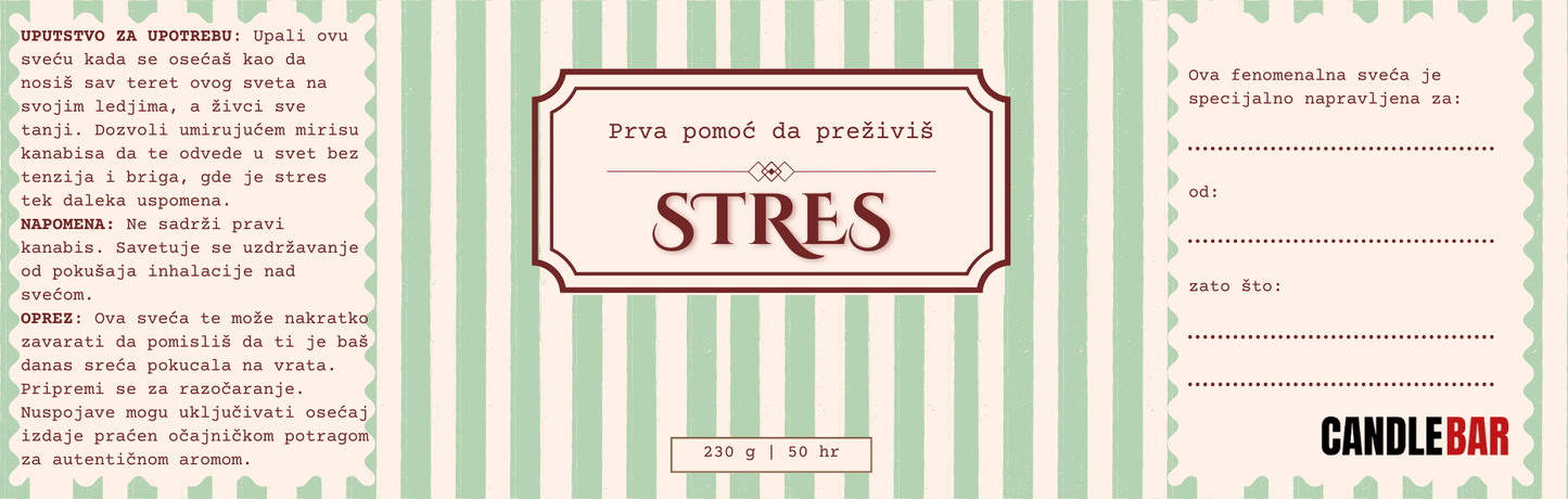 Prva pomoć da preživiš STRES