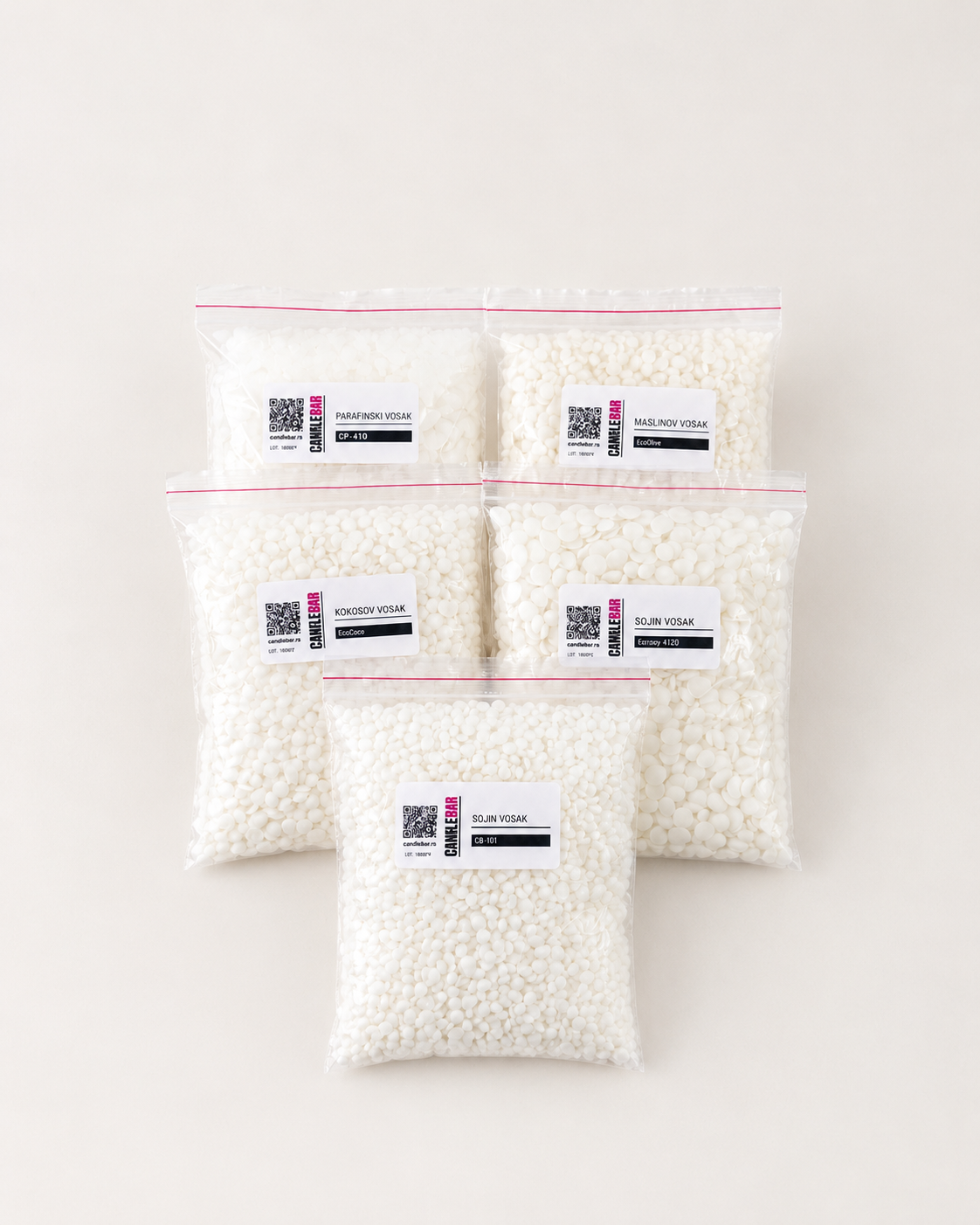Discovery set Vosak za kalupe 5x200g