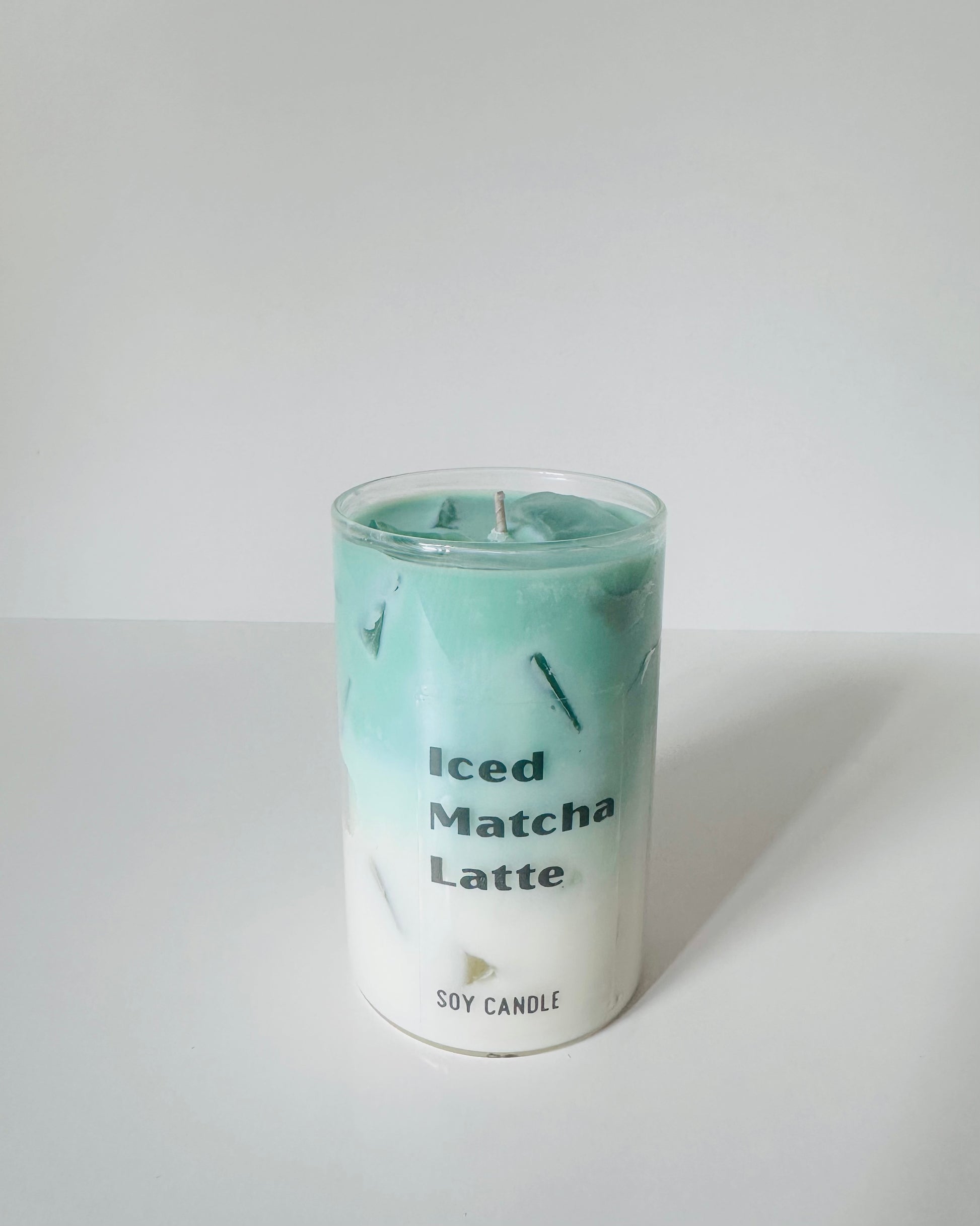 gel vosak za svece kockice leda iced matcha latte