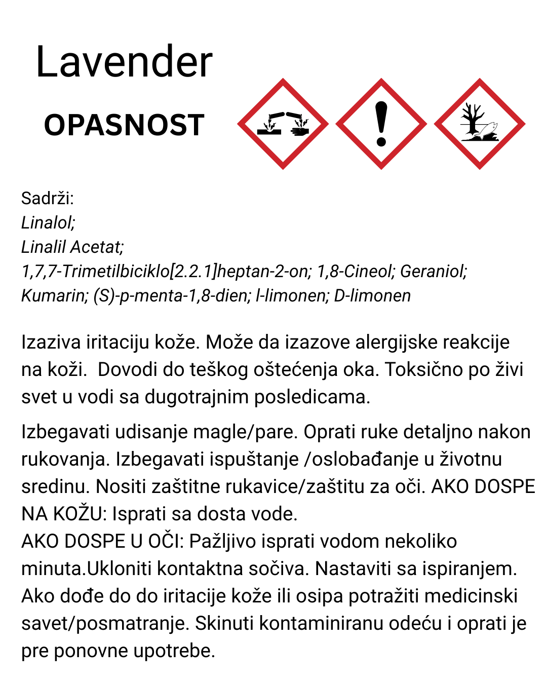 Miris za sveće Lavender